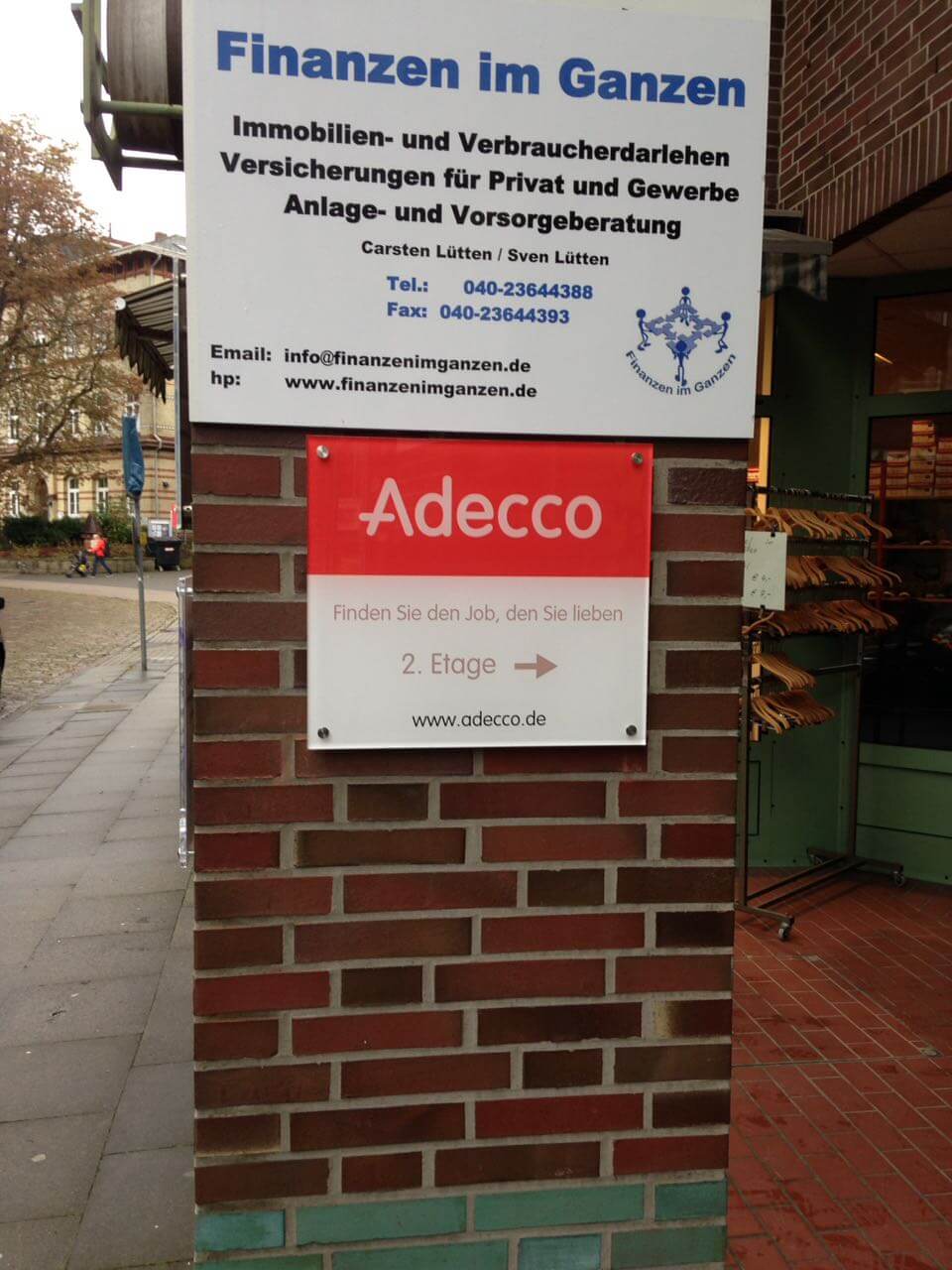 Acrylschild Kantenpoliert