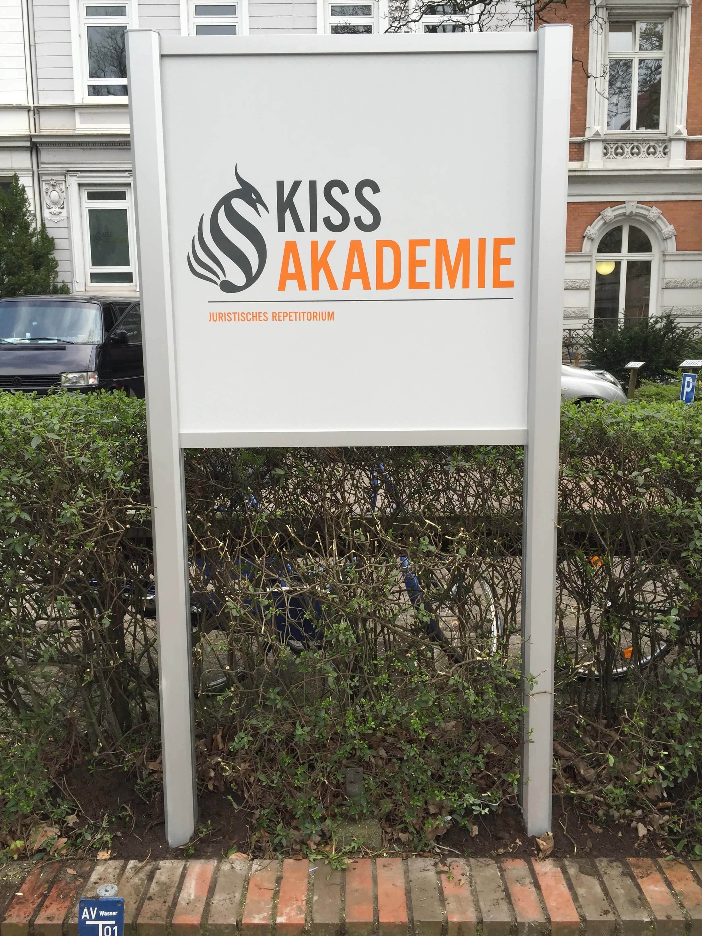 Edelstahl Aufsteller