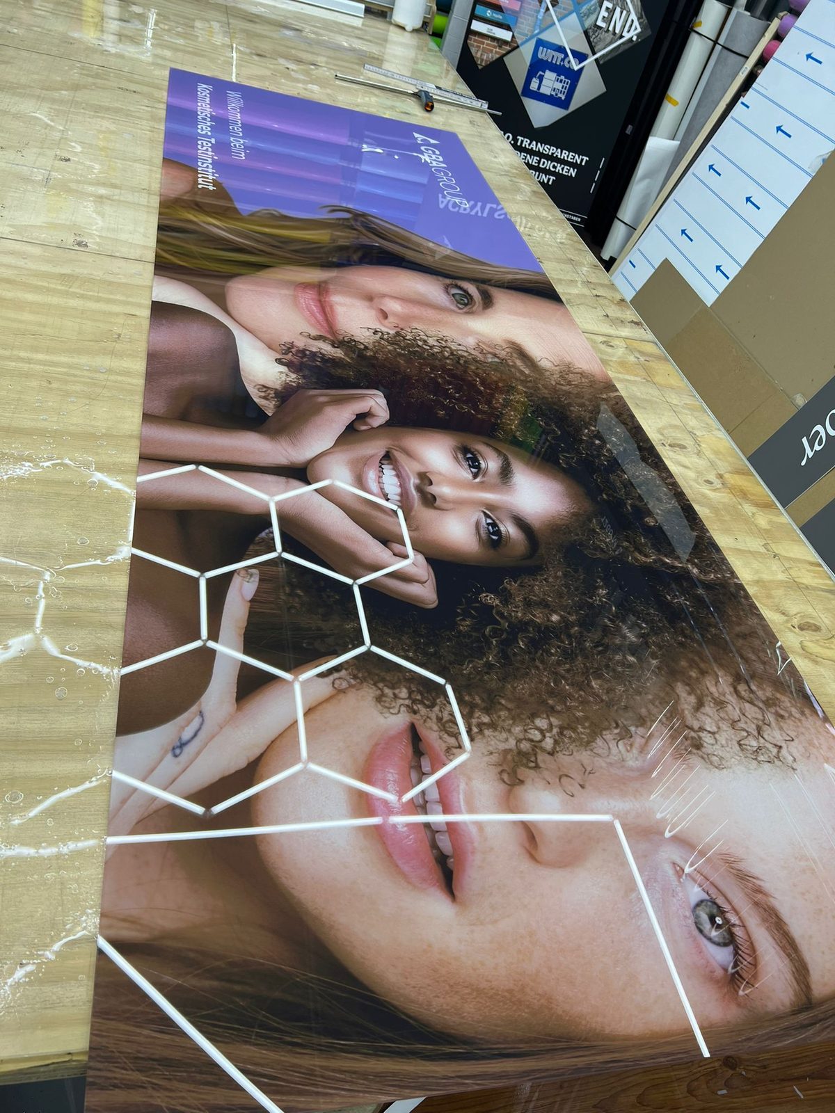 Werbeschild Kunststoff Hamburg